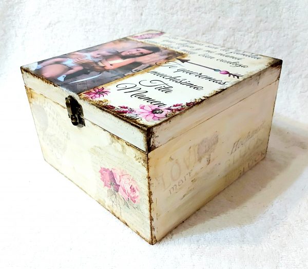 Caja de madera 17 x 27.5 x 27.5 cm - Imagen 4