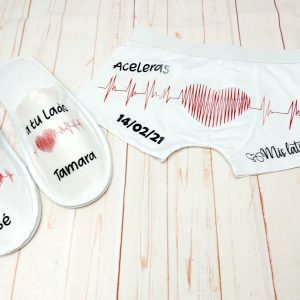 Pack zapatillas y boxer, aceleras mis latidos