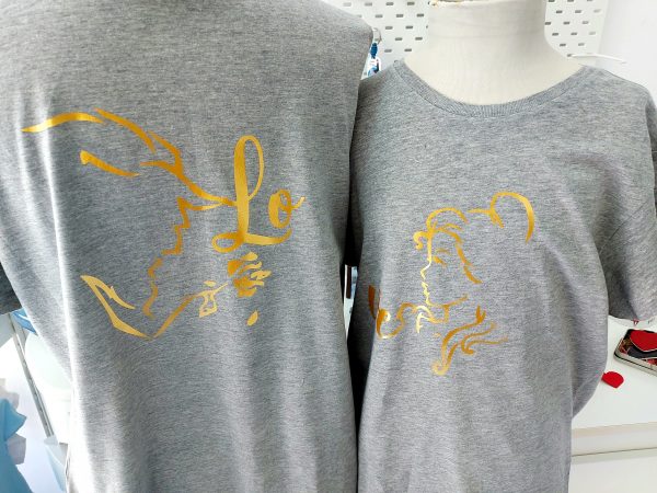Conjunto 2 camisetas. Love silueta - Imagen 3