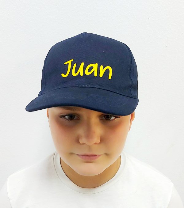 Gorra con nombre