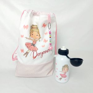 Mochila bailarina + botella