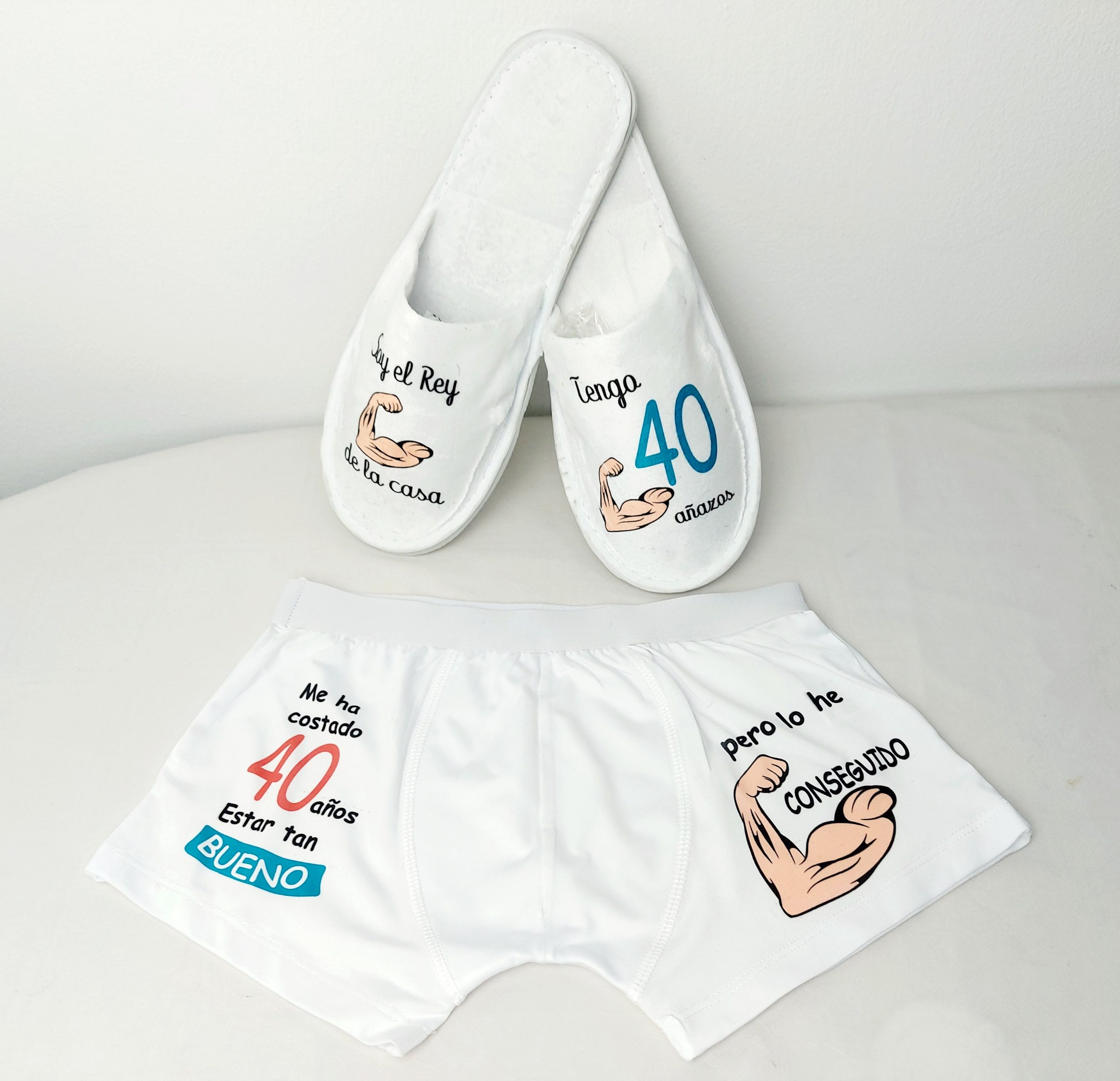 Pack zapatillas y boxer hoy cumplo