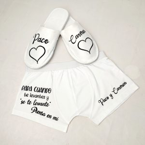 Pack zapatillas y boxer