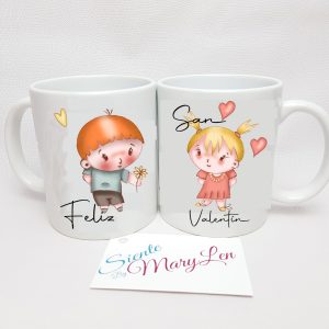 Tazas Feliz San Valentín (2 tazas)