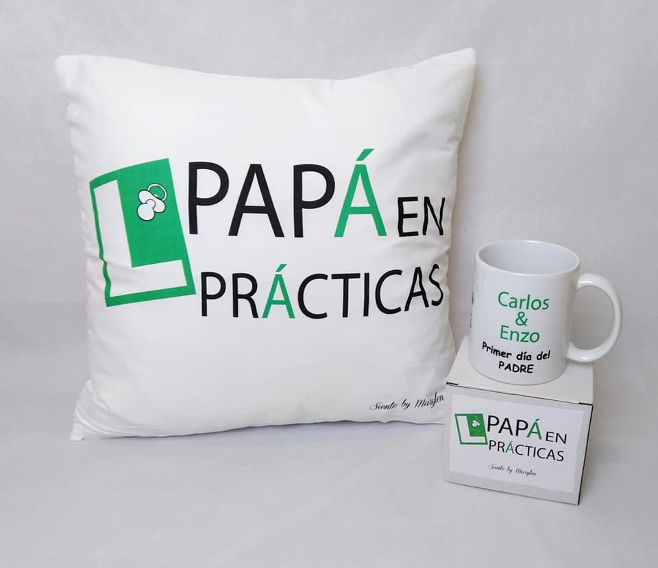 Cojín Papá en prácticas