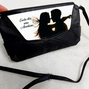 bolso de piel con foto