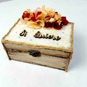 Caja arras de madera