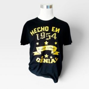 camiseta cumpleaños hecho en 1954