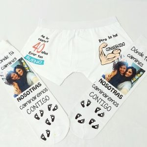 conjunto boxer y calcetines