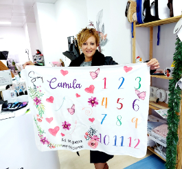 manta crecimiento flores