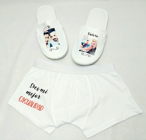 zapatillas y boxer personalizados