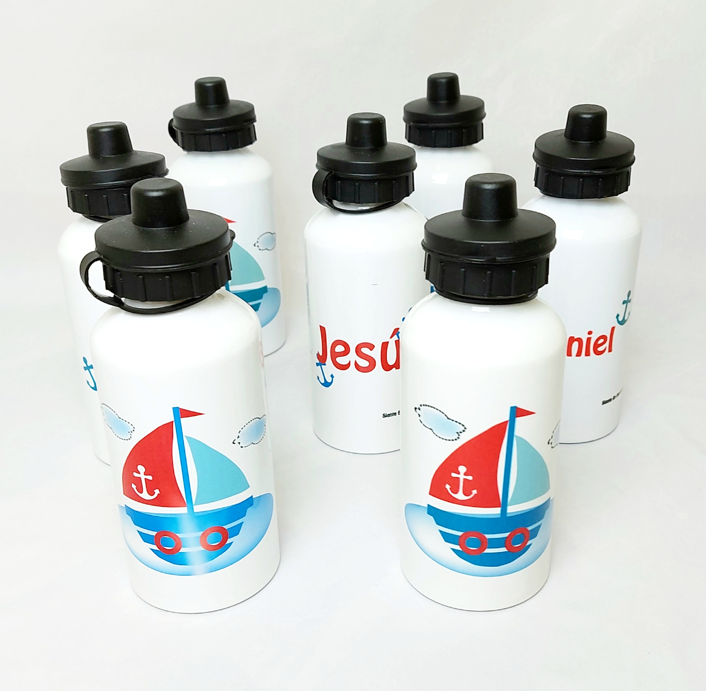 Botella aluminio, 2 tapones - Imagen 5