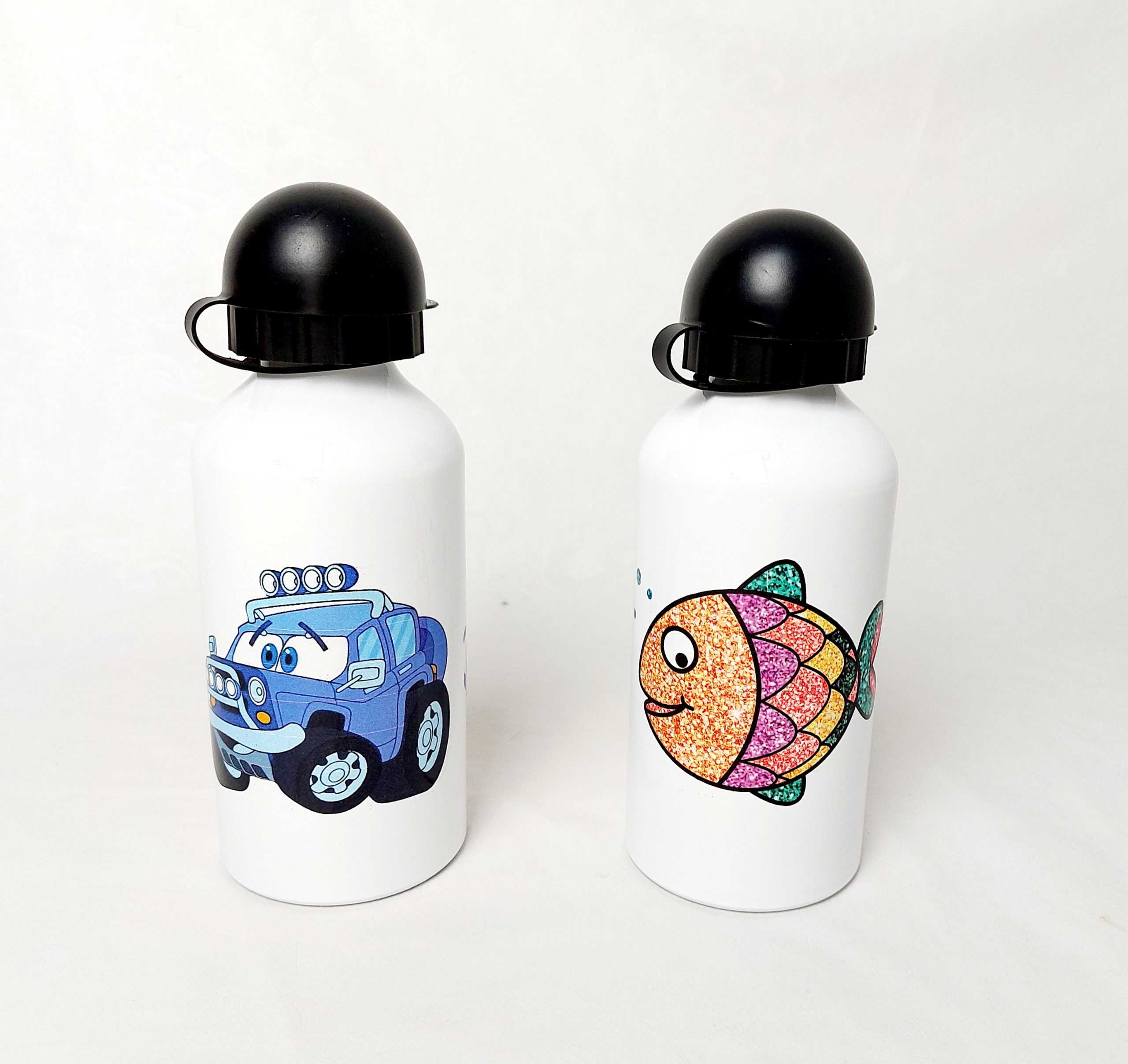 Botella aluminio, 2 tapones - Imagen 9