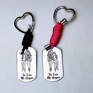 Tú eres mi hogar (pack 2 llaveros)