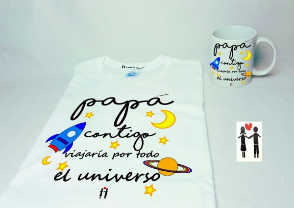 Camiseta infinito + Taza