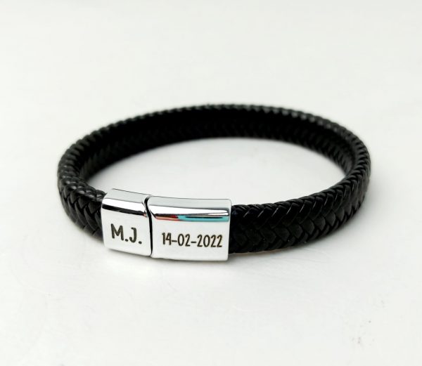 Pulsera cuero trenzado