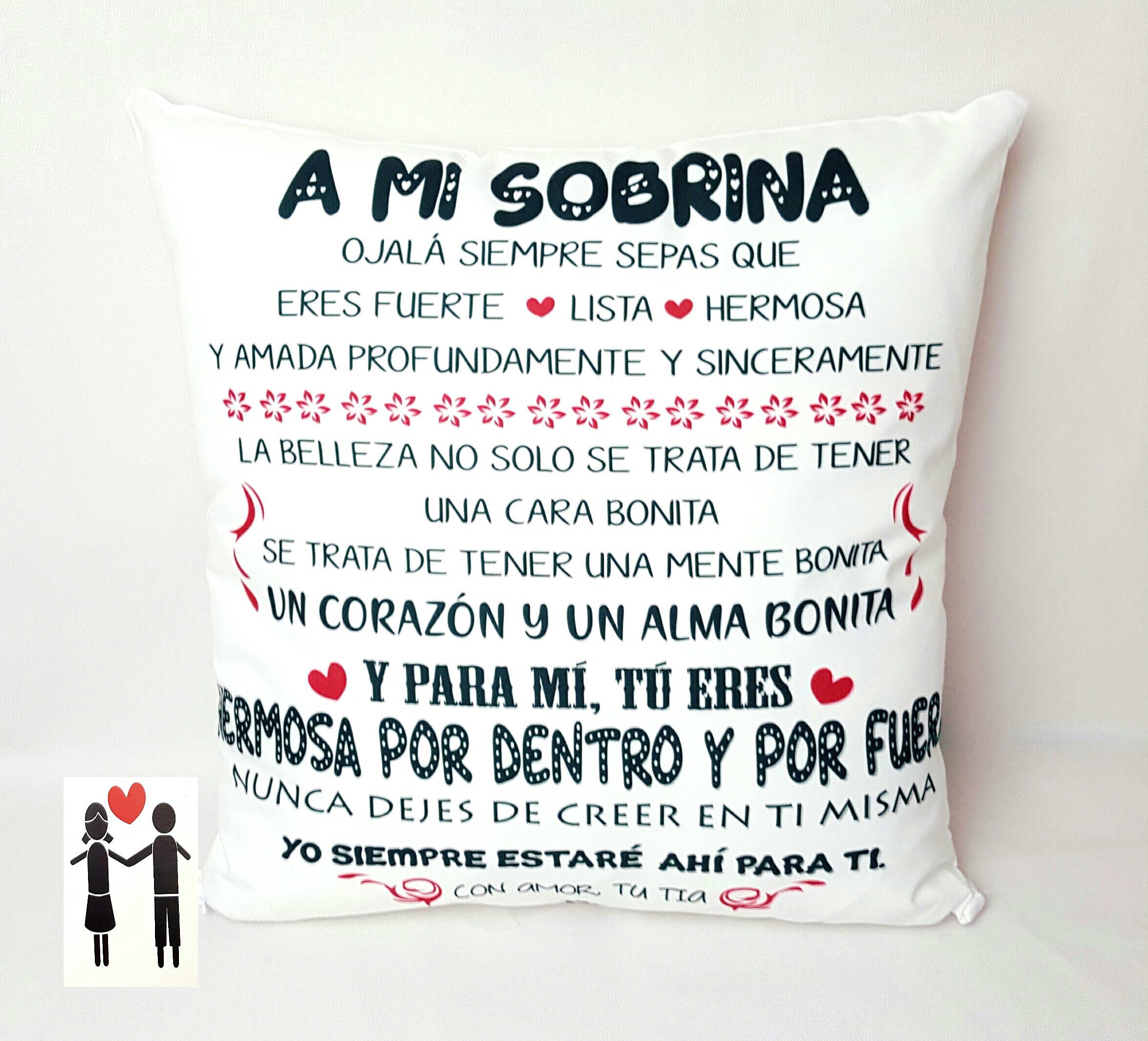 Cojín a mi sobrina