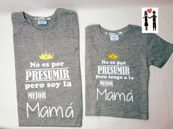 Camiseta soy la mejor mamá