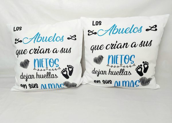 Cojín los abuelos que cuidan... - Imagen 2