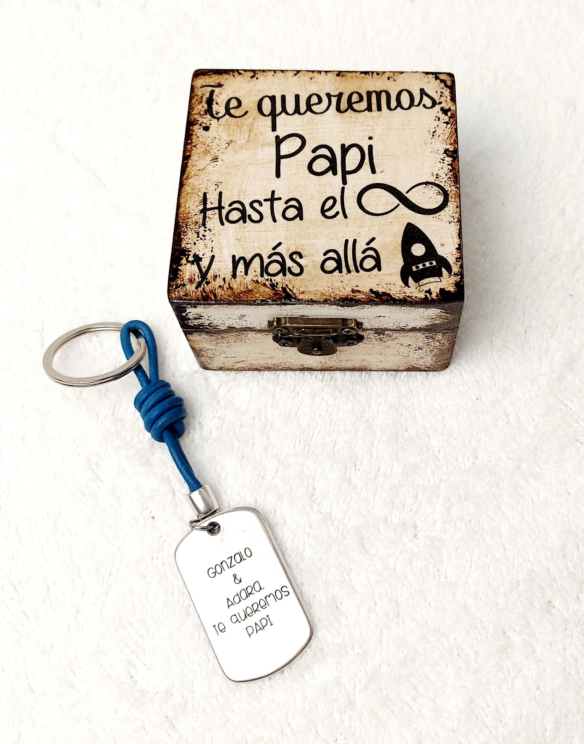 Llavero "por tu fuerza y valentía..." - Imagen 2