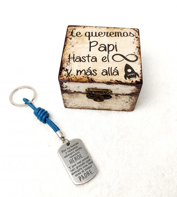 Llavero "por tu fuerza y valentía..."