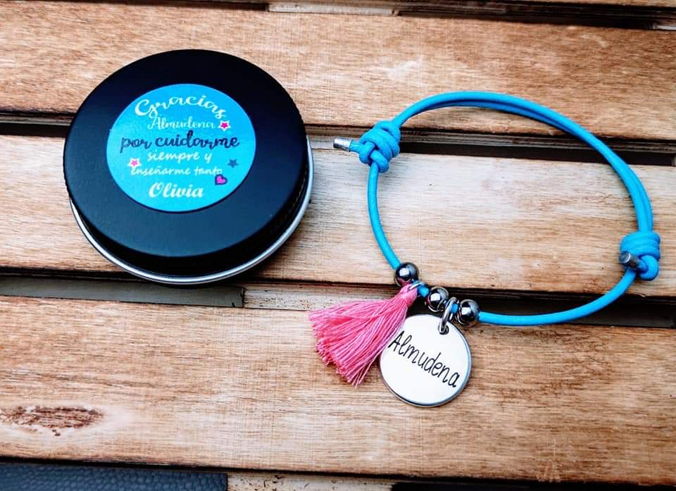 Pulsera cuero nombre - Imagen 2
