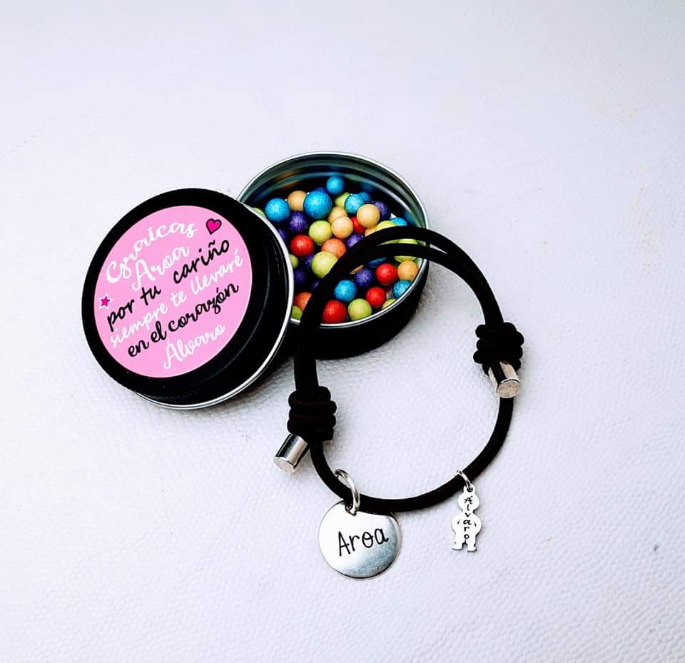 Pulsera cuero nombre - Imagen 3
