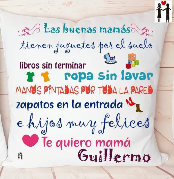 Cojín las buenas mamás