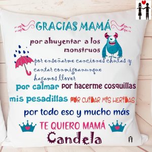 Cojín gracias mamá