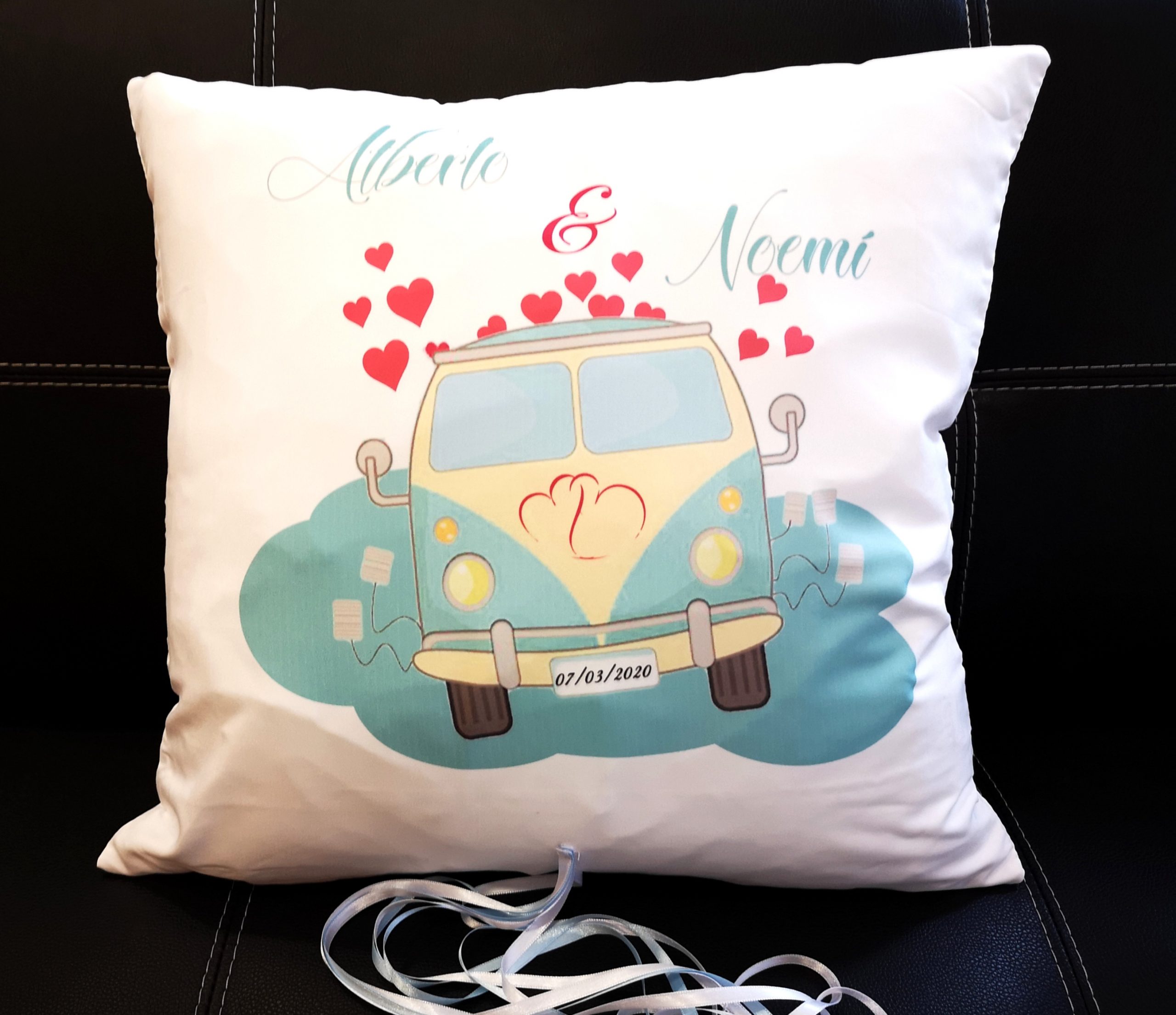 Cojín para novios - Imagen 2