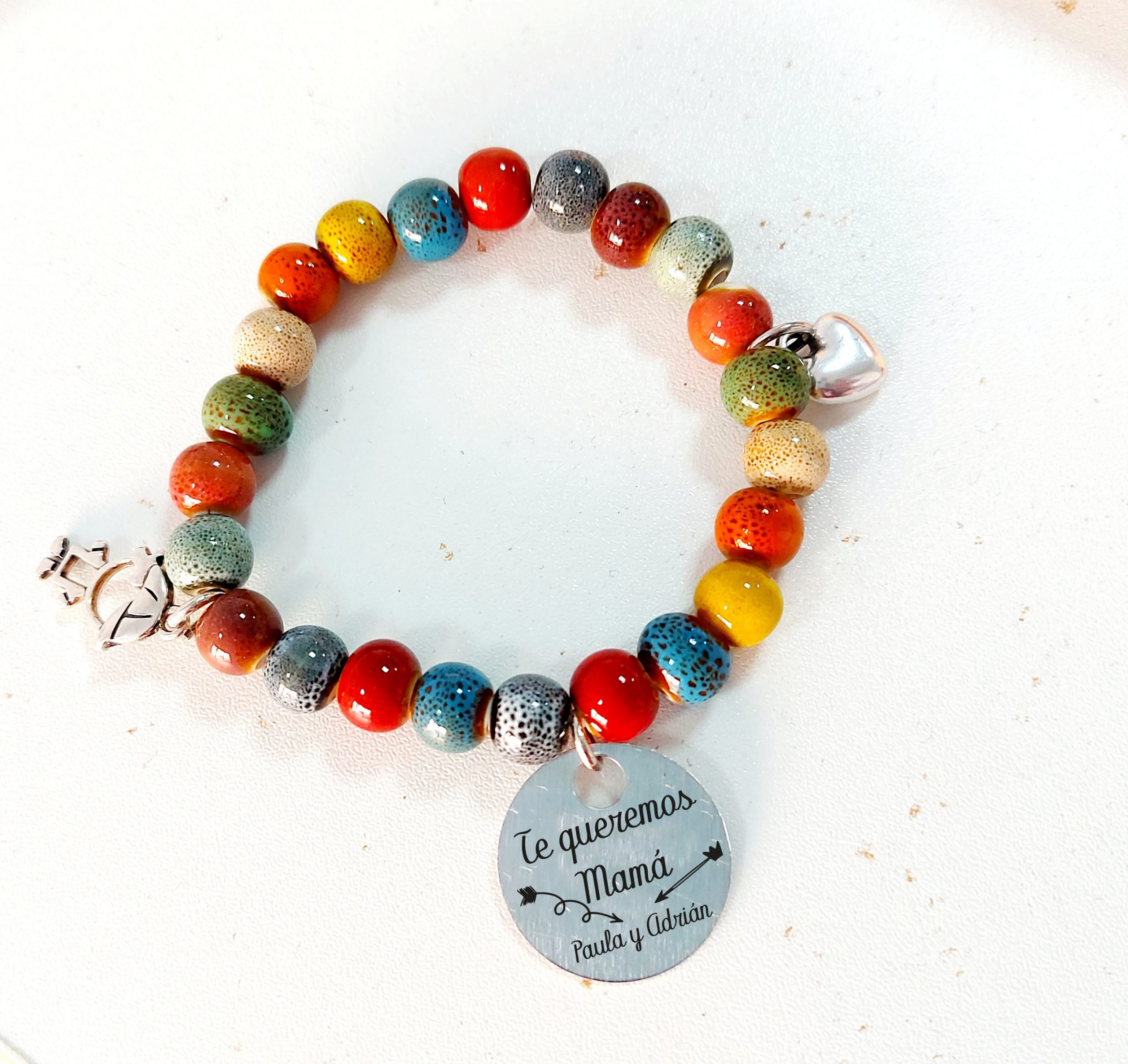 Pulsera piedras chapa aluminio - Imagen 4