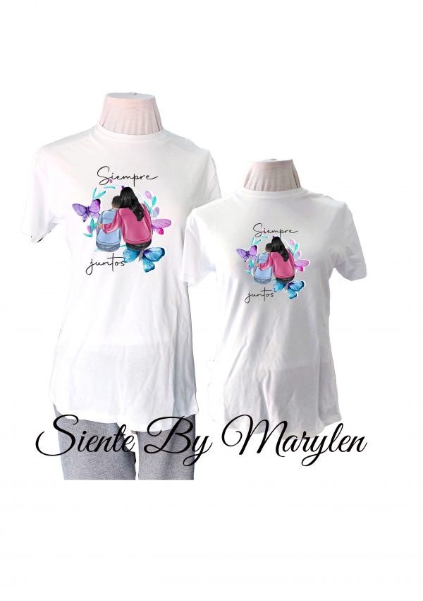 Camiseta siempre junt@s, mujer - Imagen 2