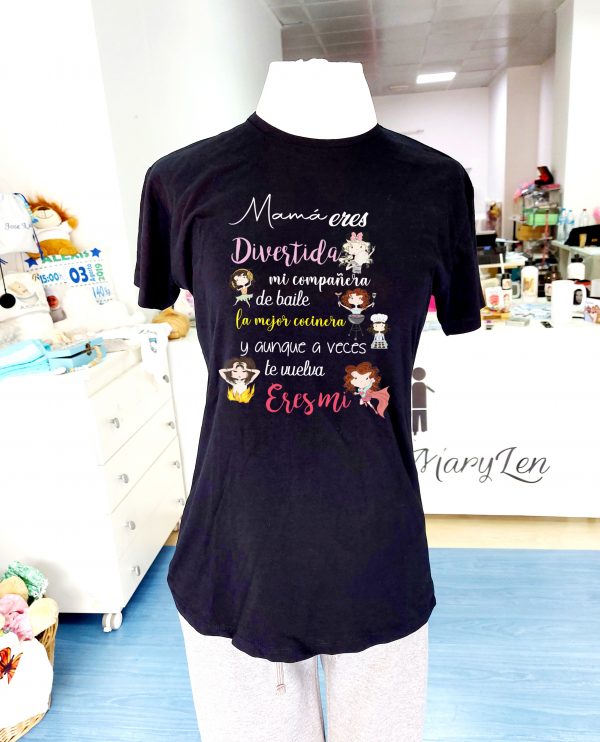 camiseta mamá eres mi superwoman