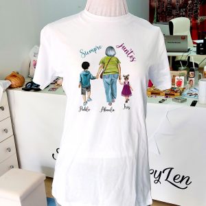 Camiseta abuela siempre juntos