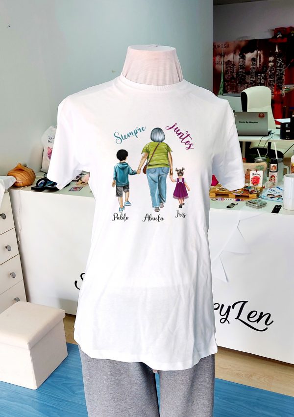 Camiseta abuela siempre juntos
