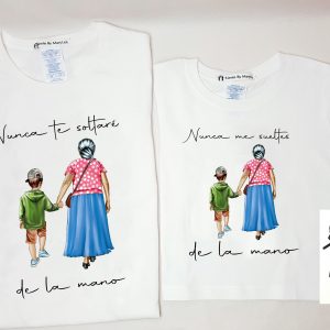 Camiseta nunca me sueltes de la mano (niñ@)