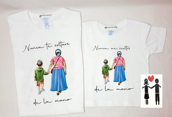 Camiseta nunca te soltaré.