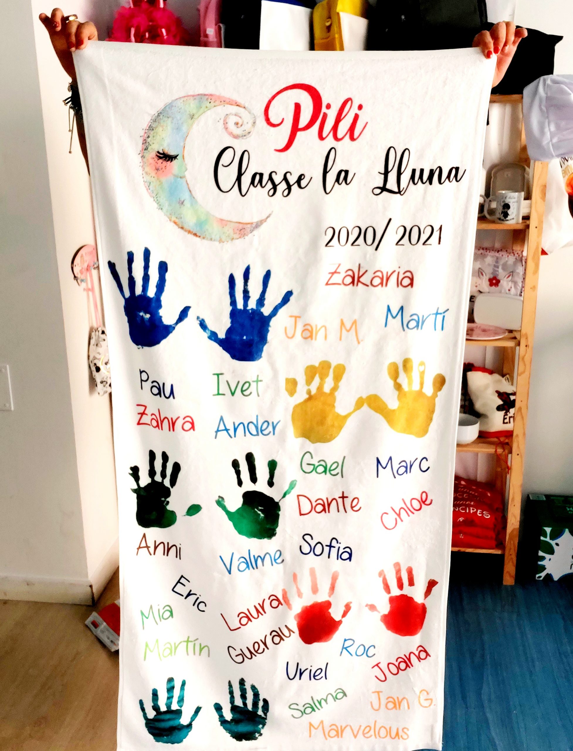 toalla manos alumnos