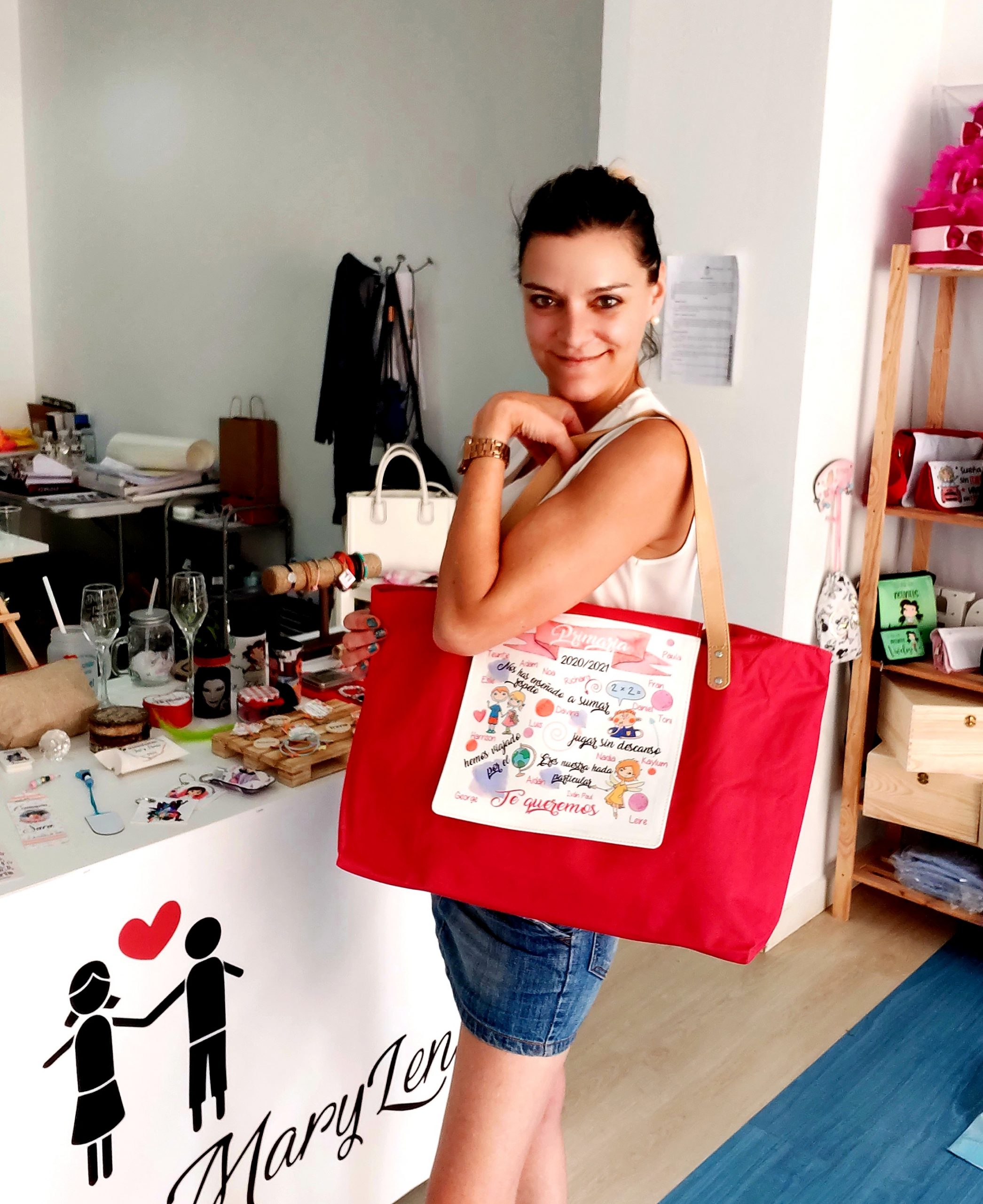 bolso playa personalizado profesoras