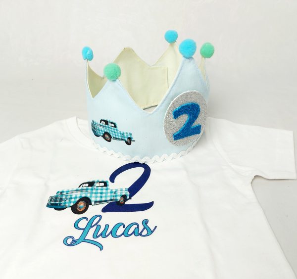 Camiseta + Corona cumpleaños