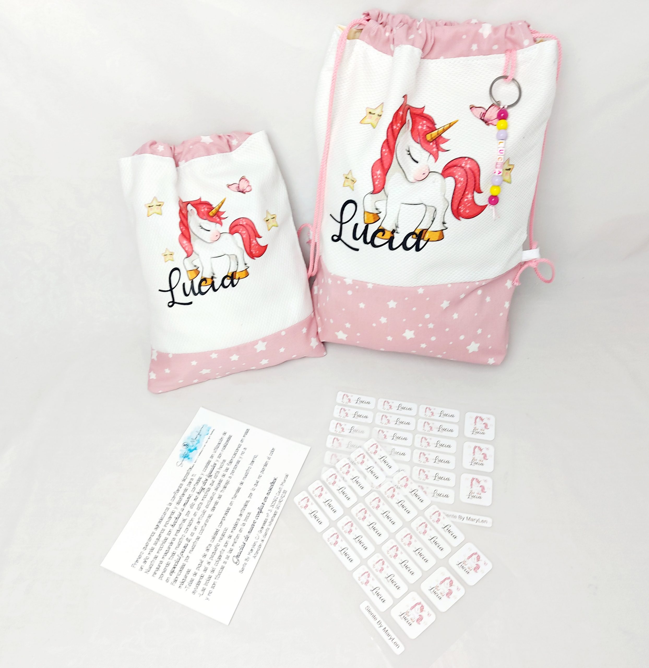 Pack mochilas unicornio - Imagen 2