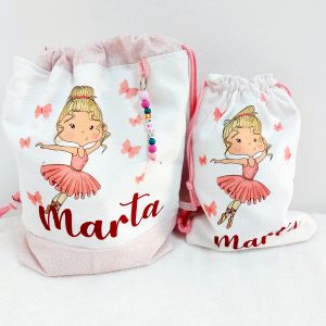 Pack 2 mochilas bailarina