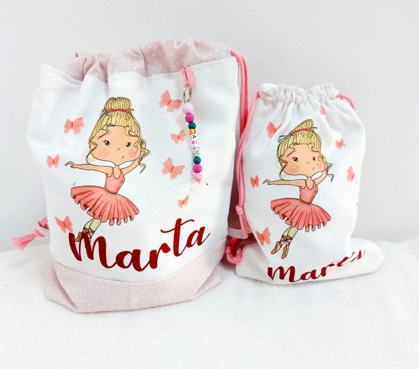 Pack 2 mochilas bailarina