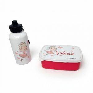 botella y fiambrera bailarina