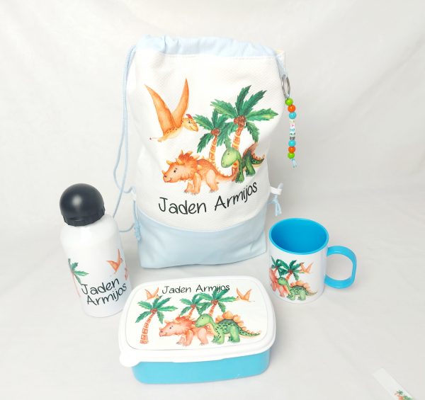 Conjunto vuelta al cole dinosaurio - Imagen 7