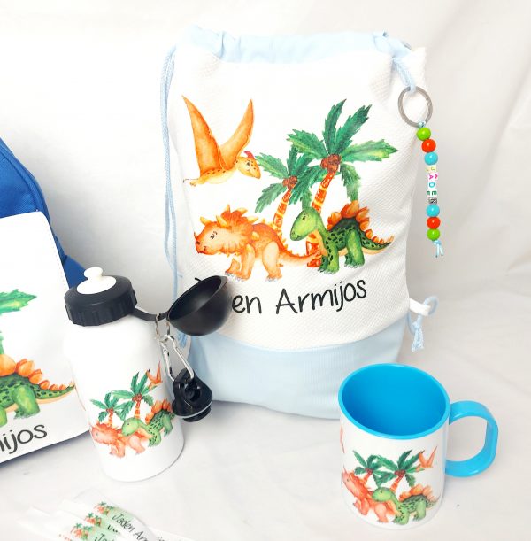 Conjunto vuelta al cole dinosaurio - Imagen 5