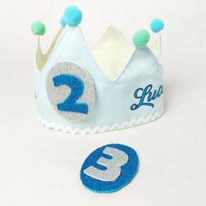 corona cumpleaños niño