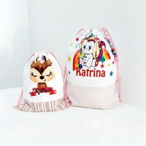 Mochila unicornio personalizada