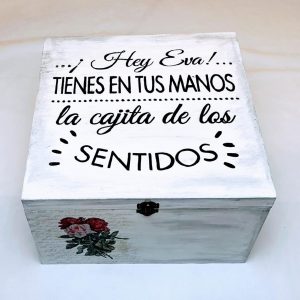 Caja madera 5 sentidos