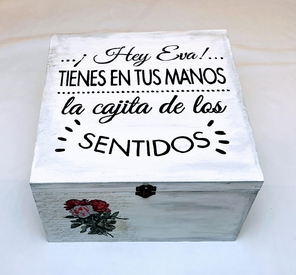 Caja madera 5 sentidos